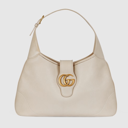 White Gucci Aphrodite Medium Shoulder Bag 