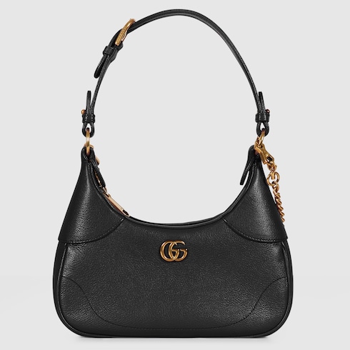 Black Gucci Aphrodite Small Shoulder Bag 