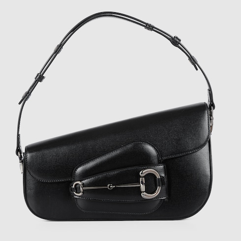 Black Gucci Horsebit 1955 Shoulder Bag 