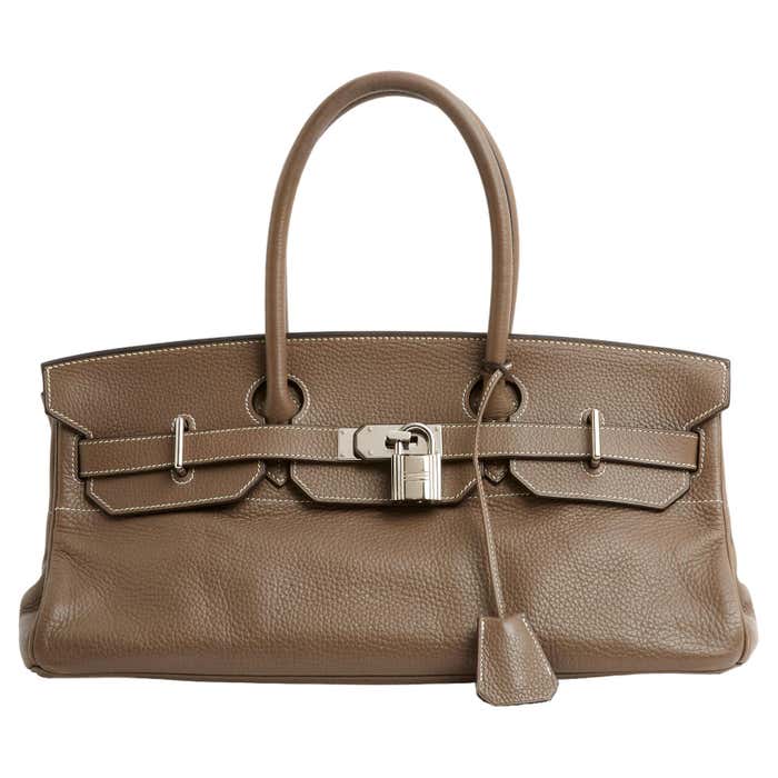 Túi da đeo vai Taupe Hermès 2006 JPG Hermès Birkin Vai Etoupe