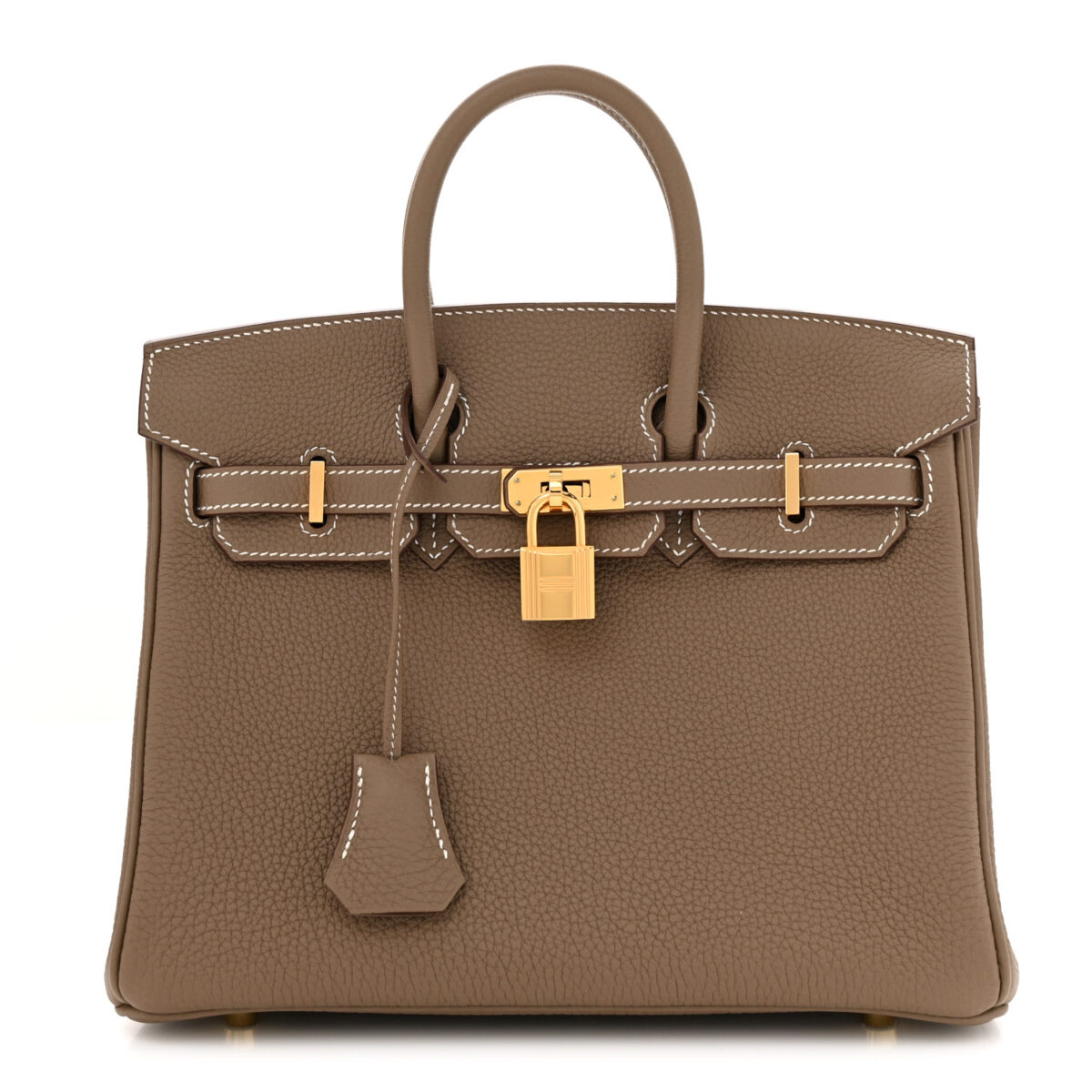 Taupe Hermes Togo Birkin 25