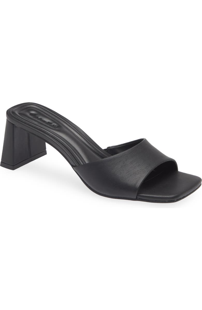 Black Open Edit Jaydin Slide Sandal