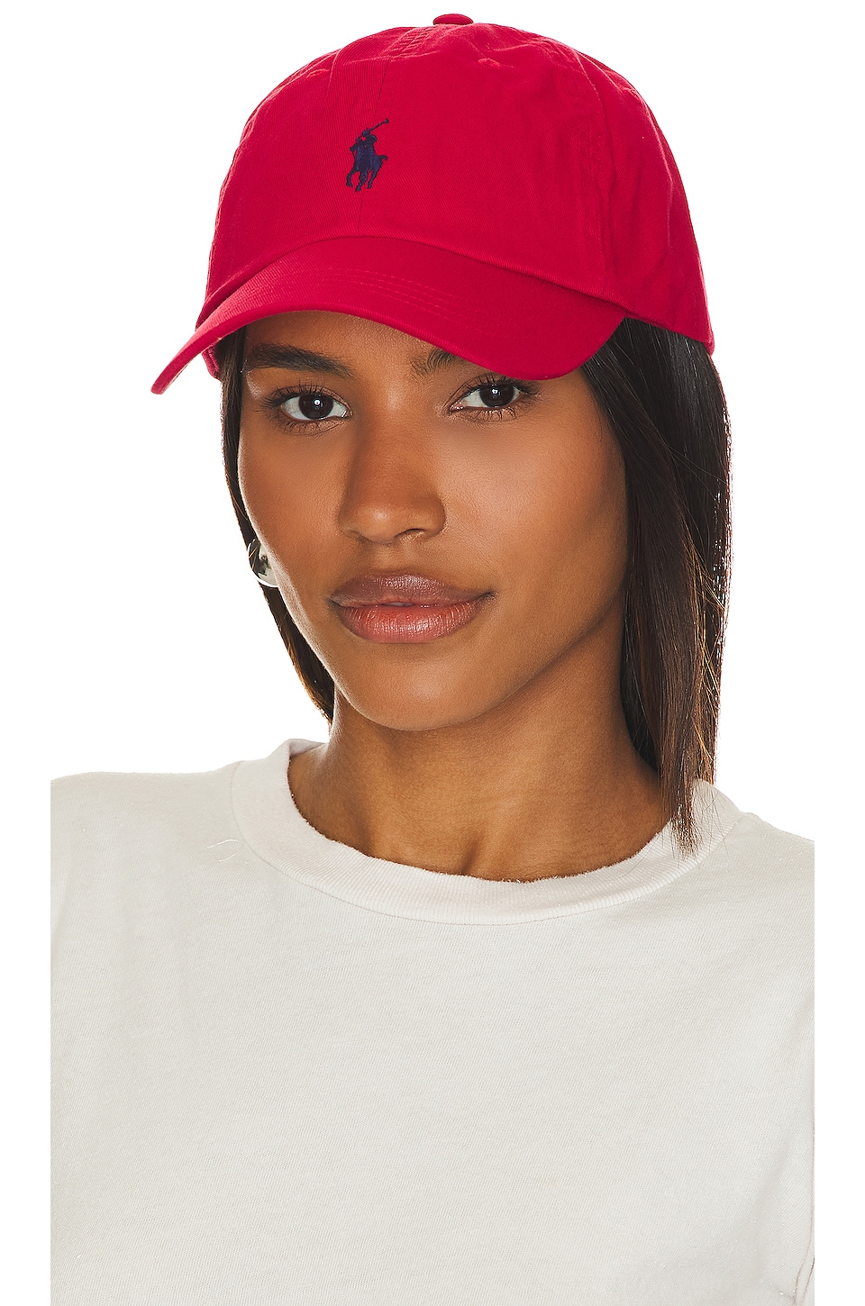 Red Polo Ralph Lauren Chino Cap 