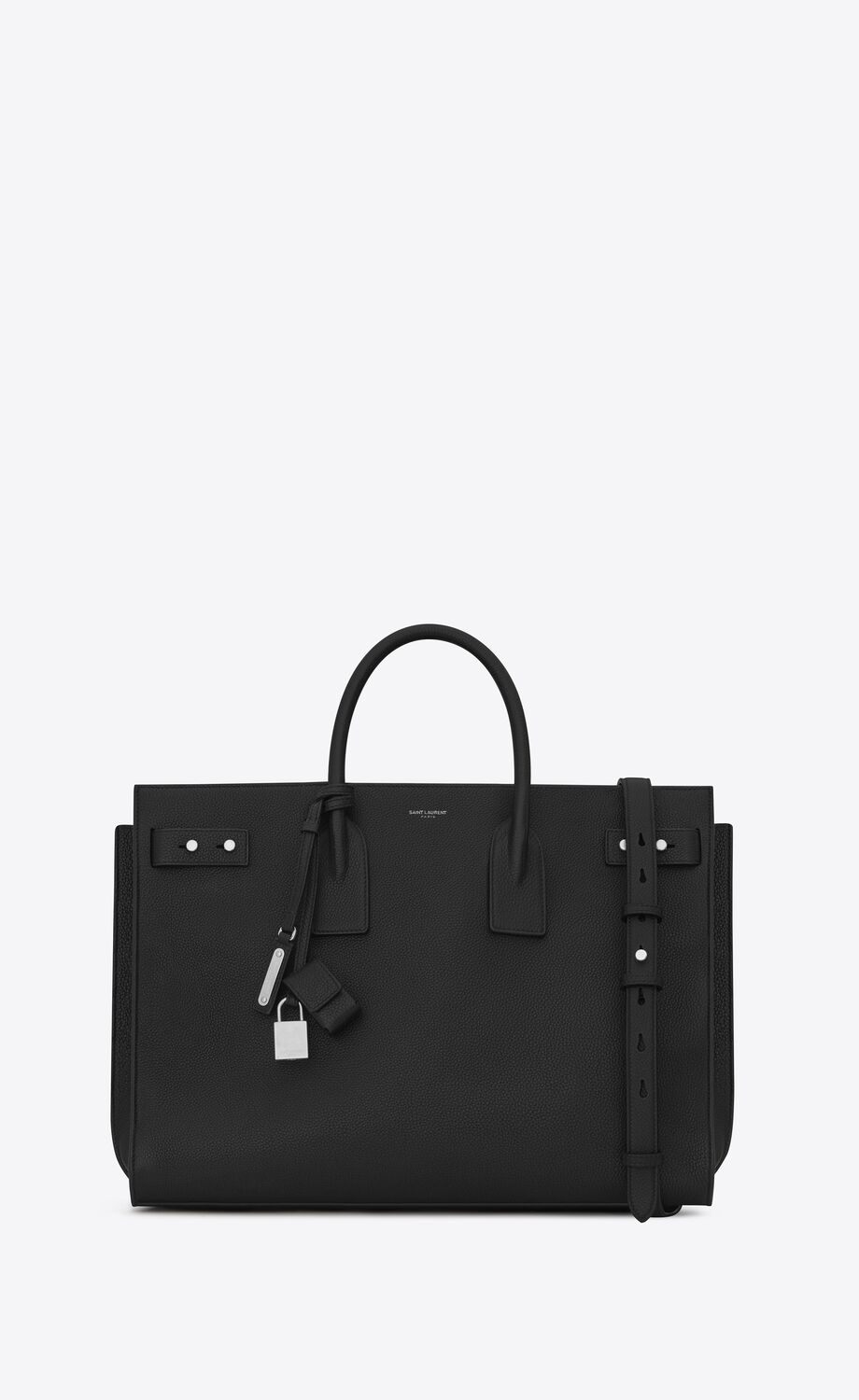 Black Saint Laurent Sac De Jour Tote