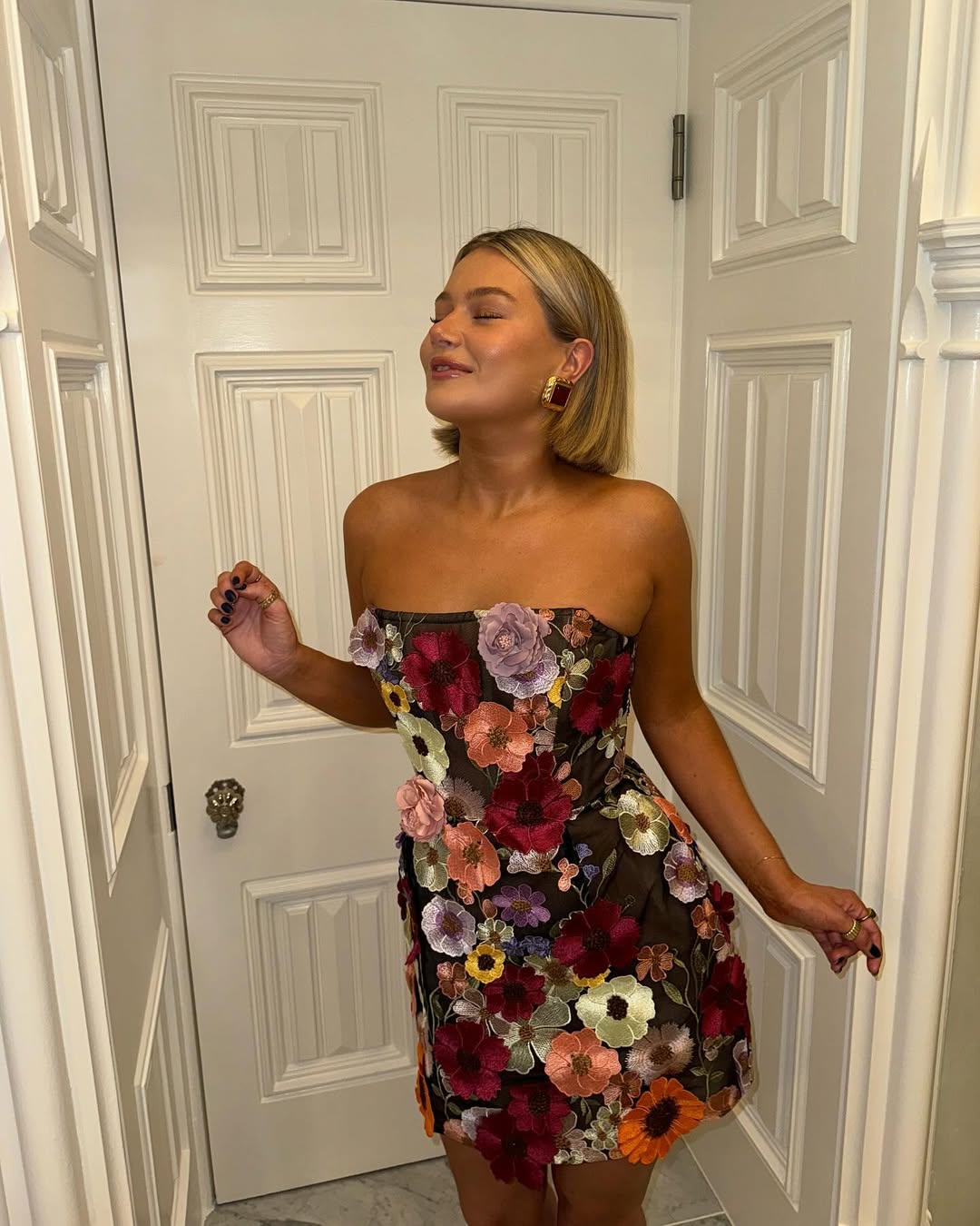 Short floral dress