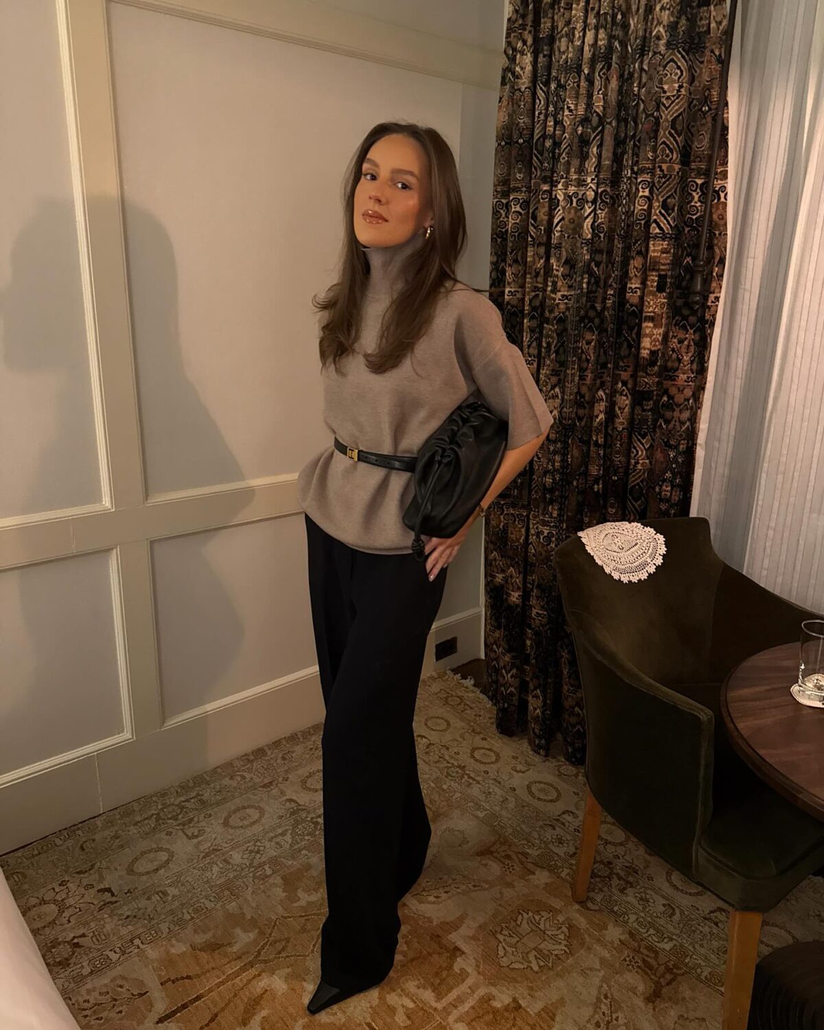 Emma Leger wearing Aritzia